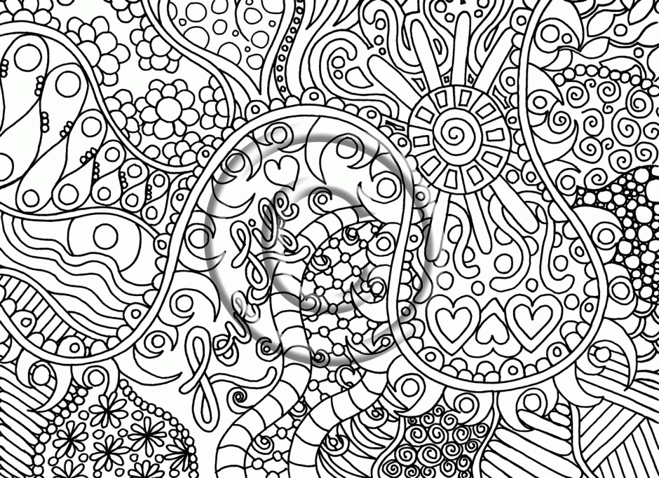 Freepsychedelic Colouring Pages 175356 Printable Abstract Coloring 