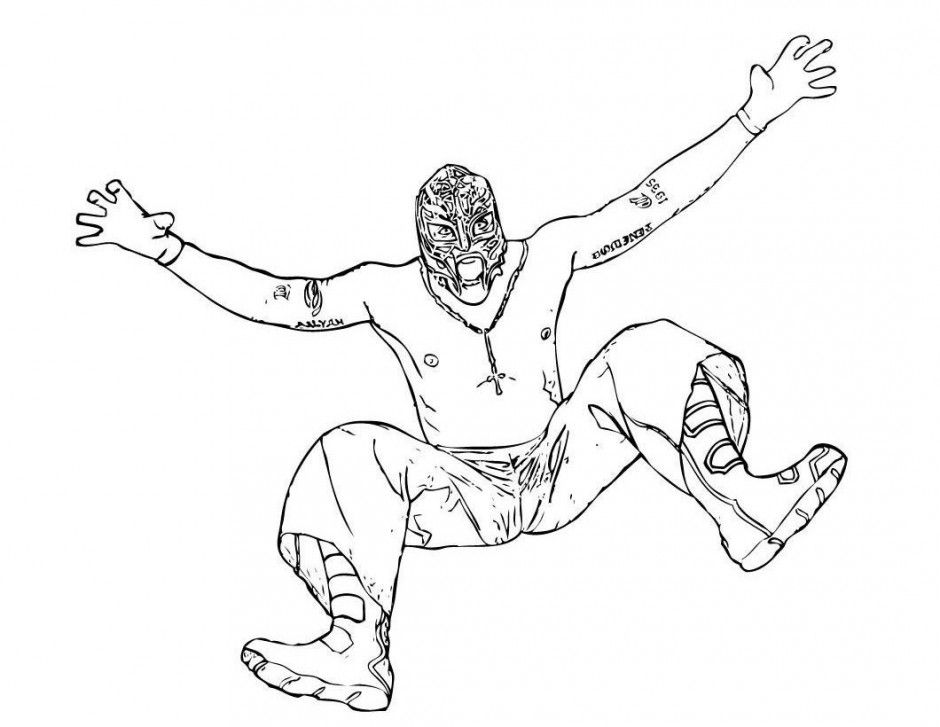 Wrestle Colouring Pages 176508 Wwe Wrestlers Coloring Pages