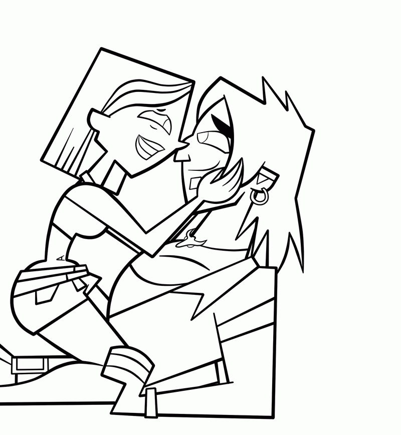 962 Cute Total Drama Island Coloring Pages 