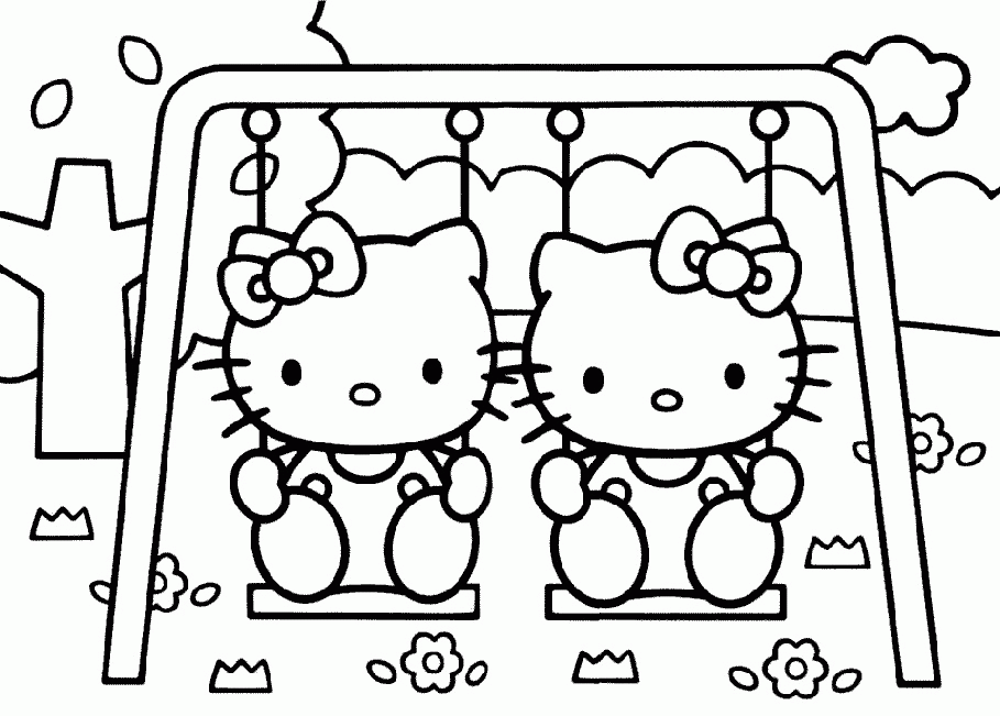 All Hello Kitty Coloring Pages | Bulbulk Com