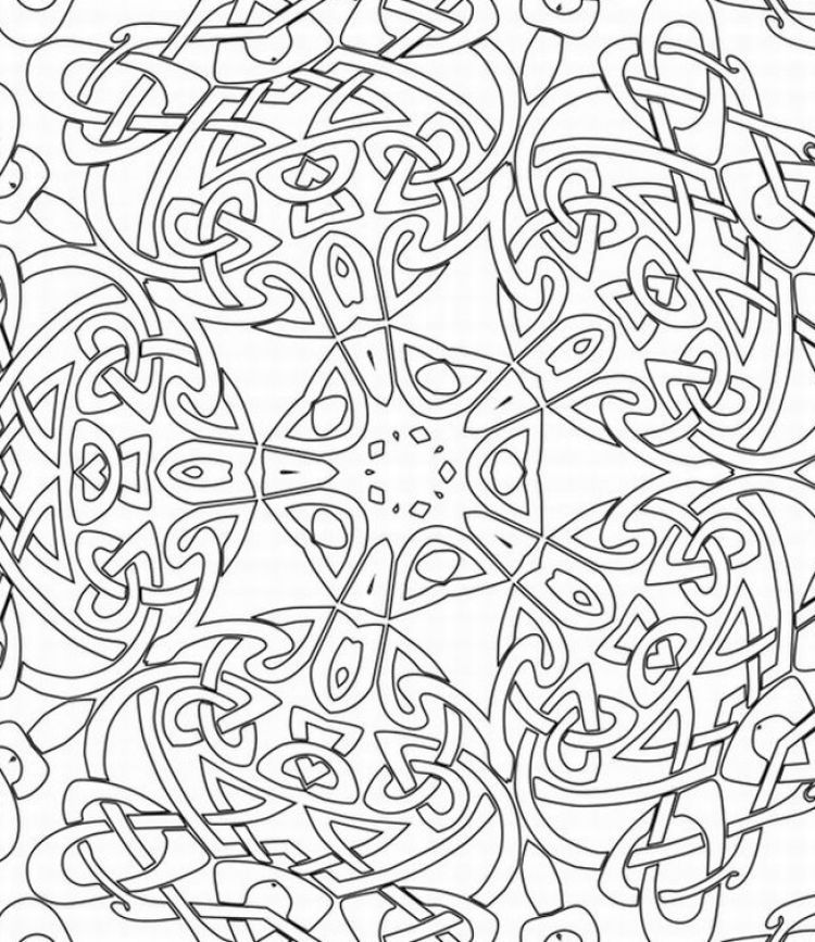 Hard Printable Coloring Pages For Adults - Coloring Home