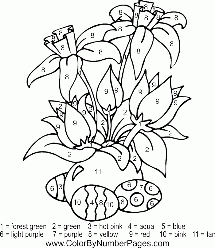 Printable Coloring Page Numbers Pages Lrg Cartoons - Coloring Home