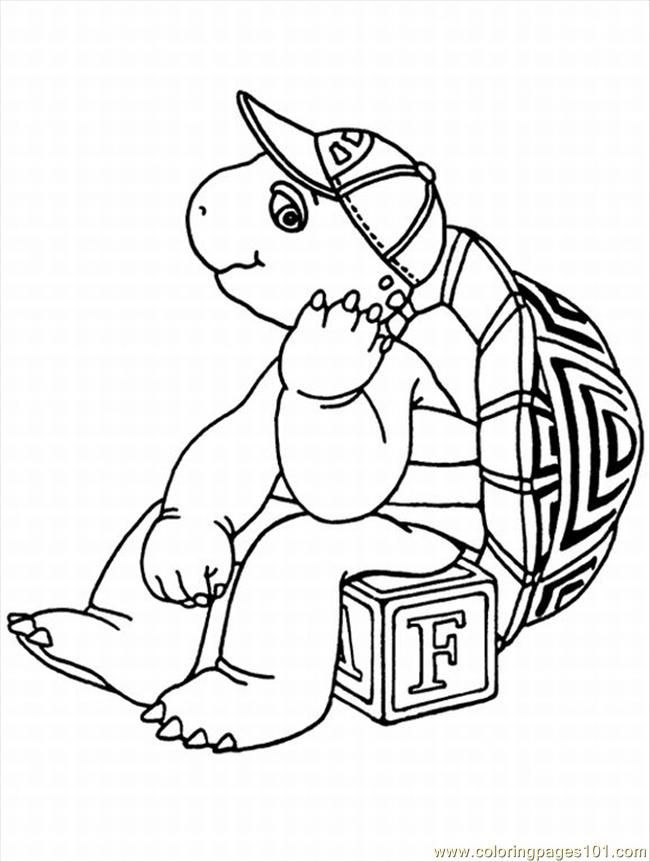Coloring Pages E Turtle Coloring Pages 5 Lrg (Cartoons > Ninja 