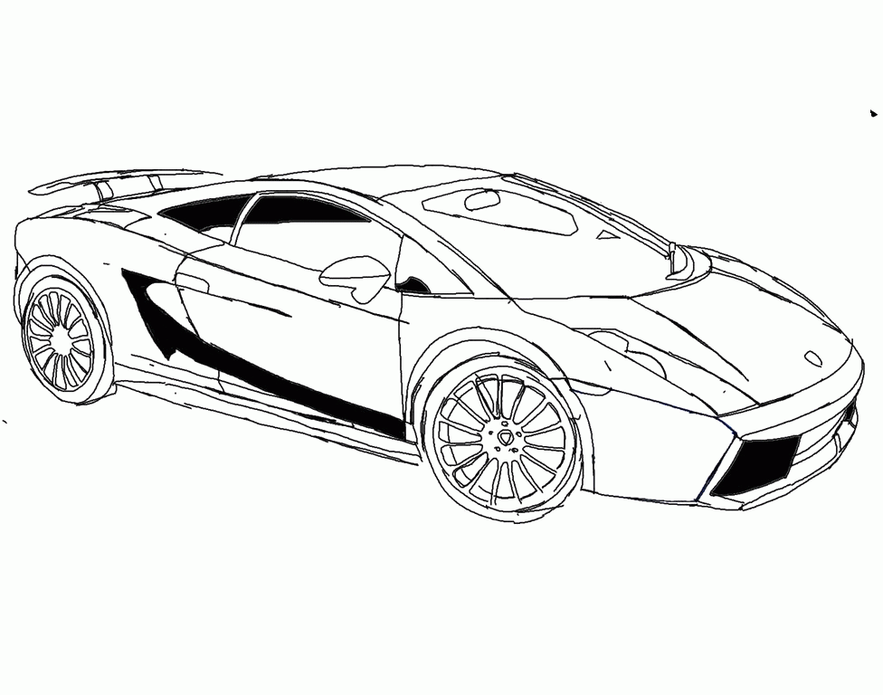 Download Racing Car Lamborghini Gallardo S70 4 Coloring Page Or 