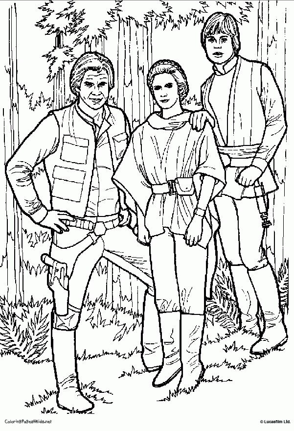 Han Solo Coloring Pages - Coloring Home
