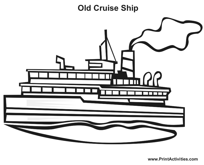 Cruise Coloring Pages - Coloring Home