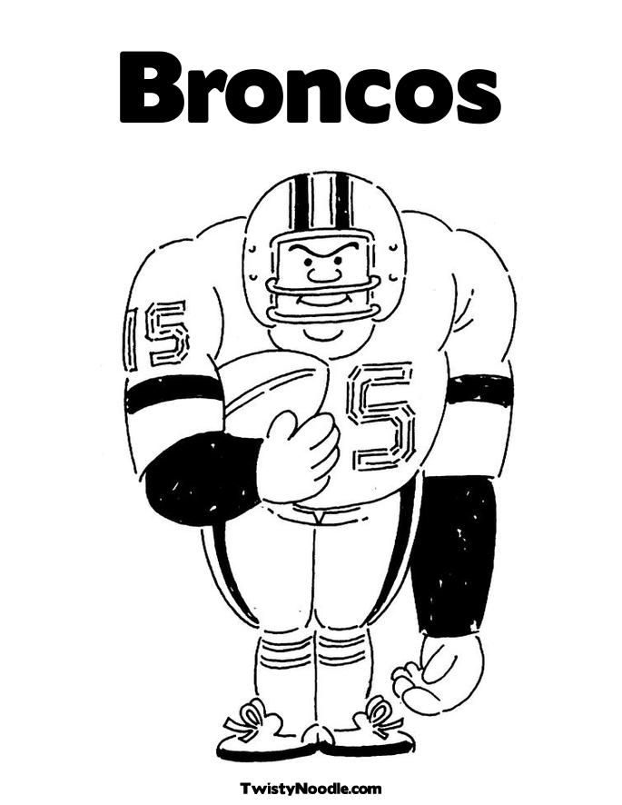 er broncos Colouring Pages