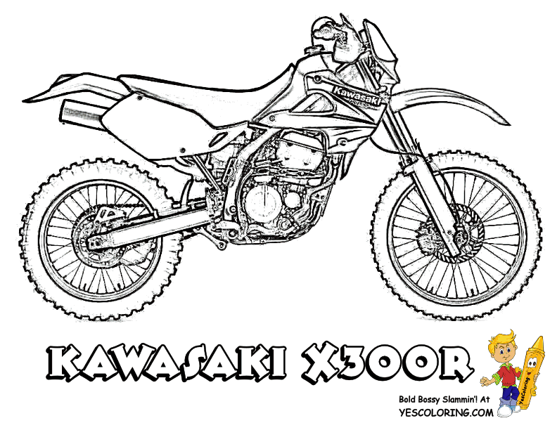 motorbike helmet Colouring Pages