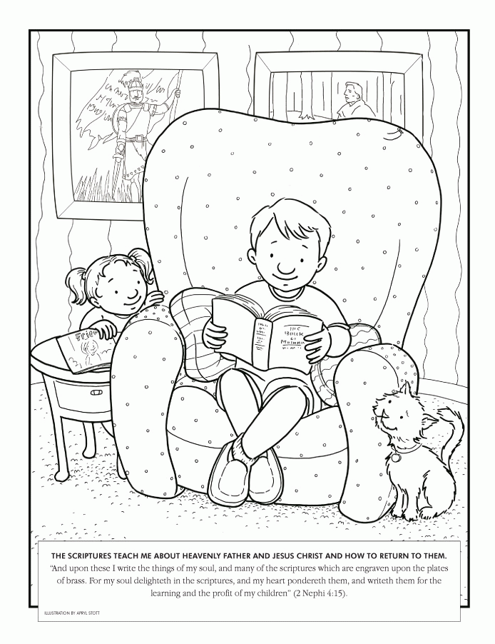 Book Mormon Coloring Pages Home Lds 2014