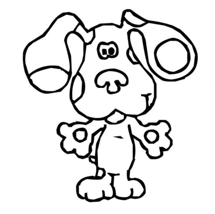 Blues With Tounge Blues Clues Coloring Page - TV Show Coloring 