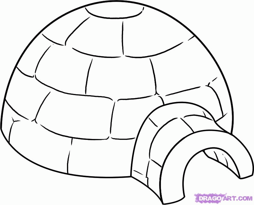 Igloo Pictures For Kids - Coloring Home