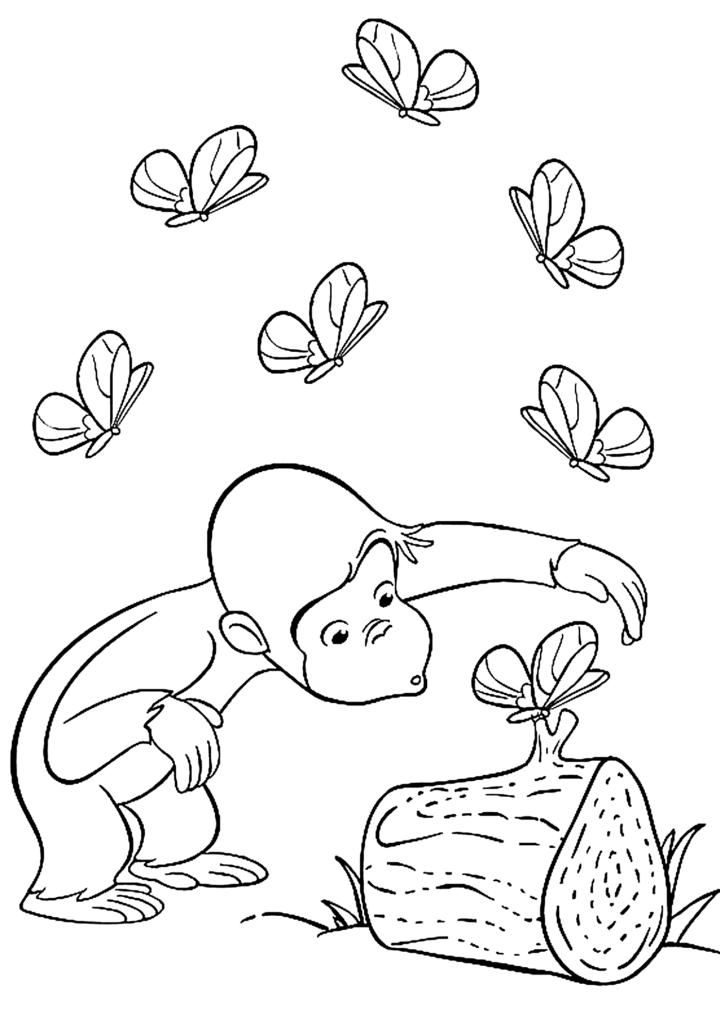 Printable Curious George Coloring Pages | Free Coloring Pages