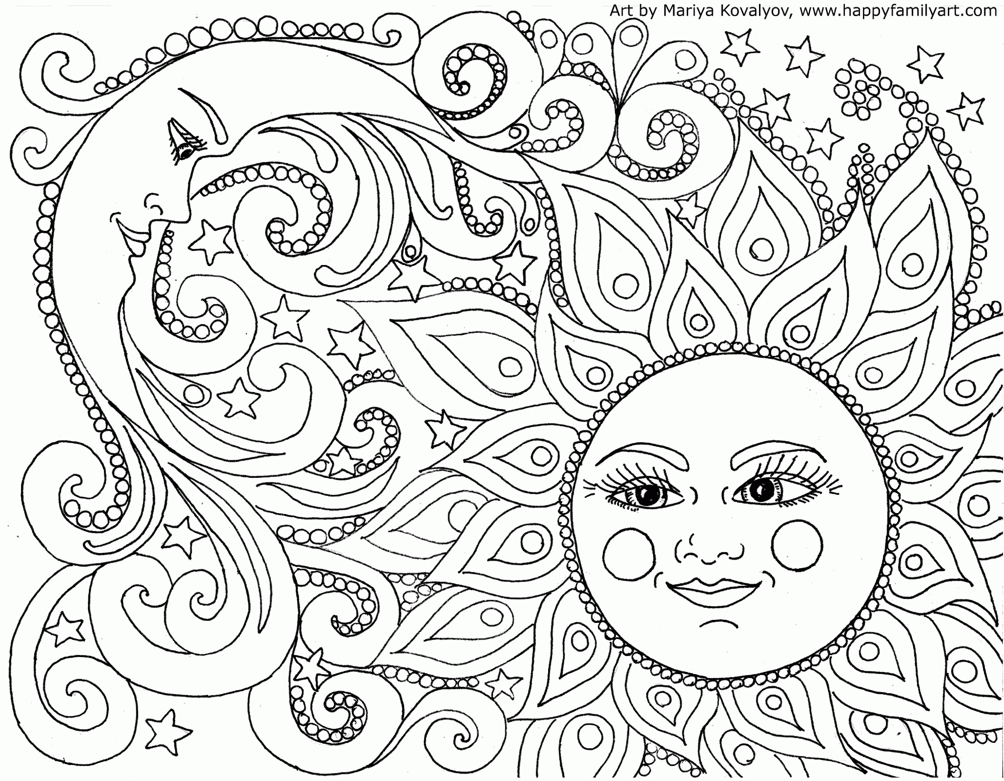 Adult Coloring Page - Coloring Home