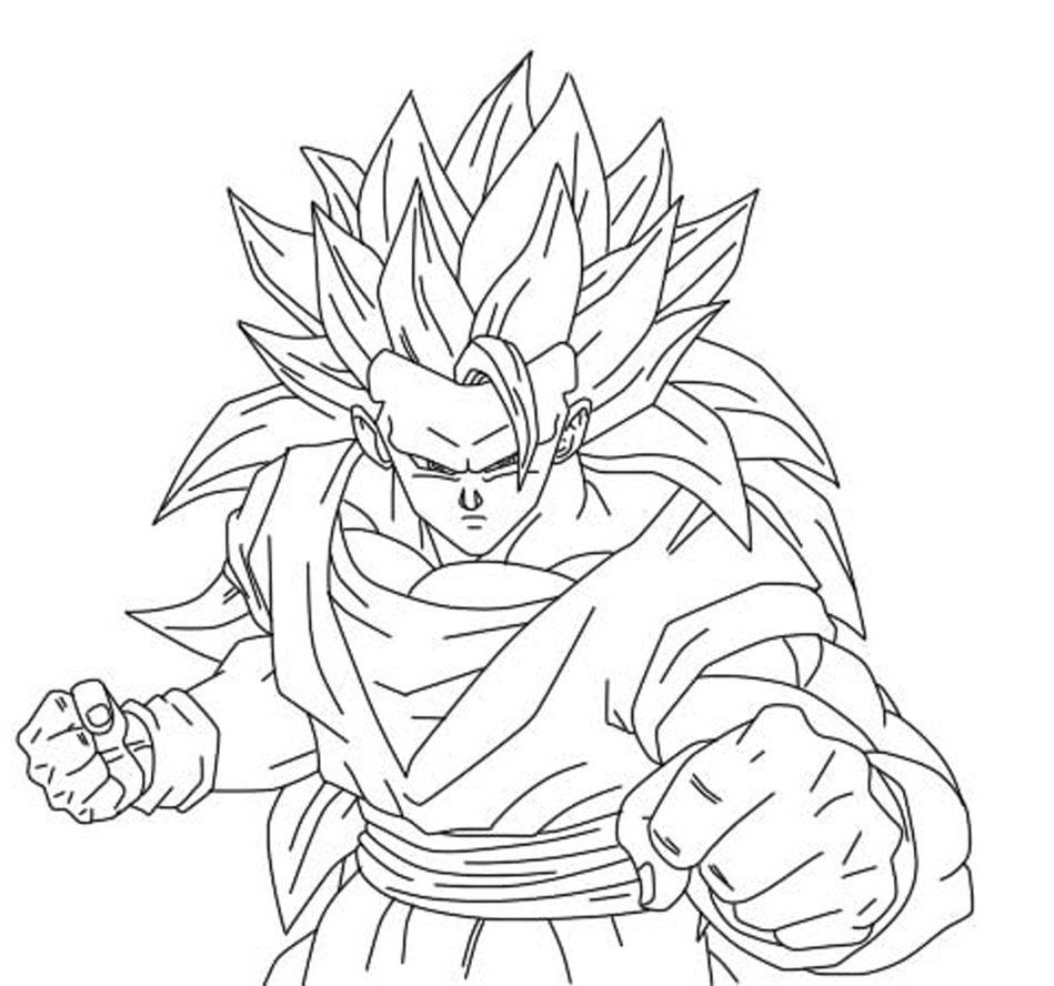 Goku Printable Coloring Pages Coloring Home