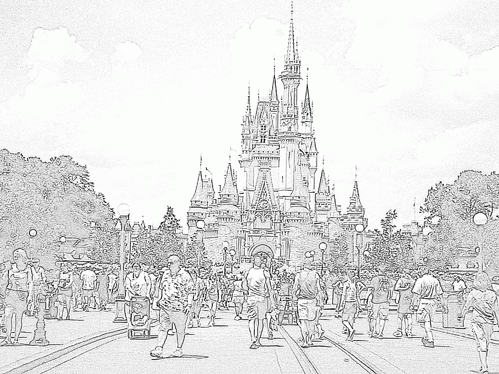 Free Coloring Pages Castle - Coloring Home