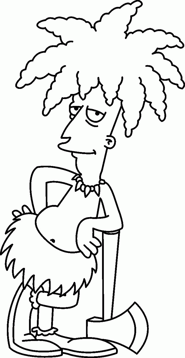 Simpsons Coloring Pages To Print Out - Coloring Home