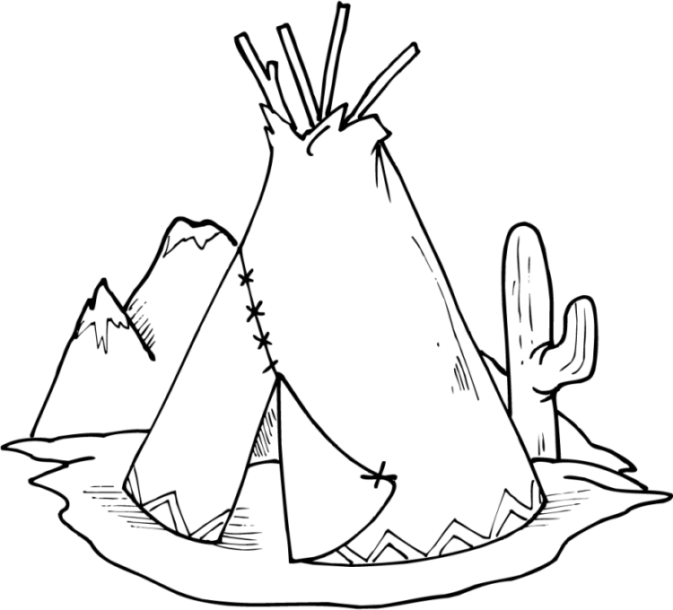 native american coloring pages printable