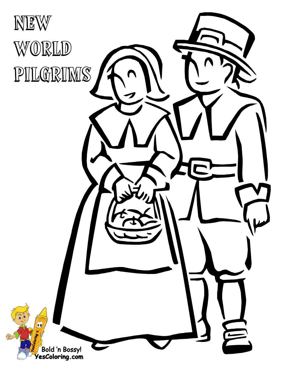 thanksgiving-coloring-pages-pilgrims-praying-coloring-home