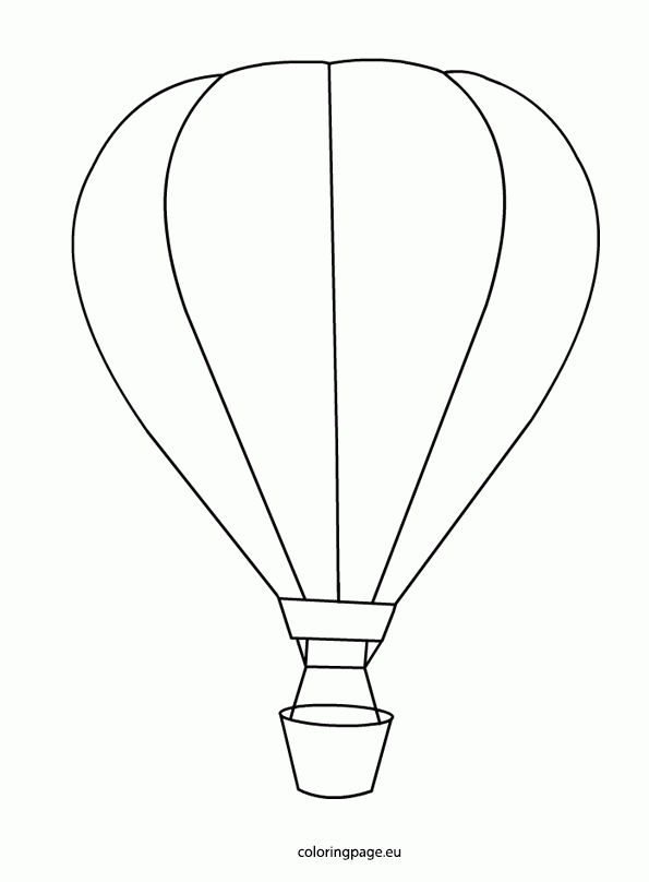 Print Hot Air Balloon Coloring Page - Toyolaenergy.com