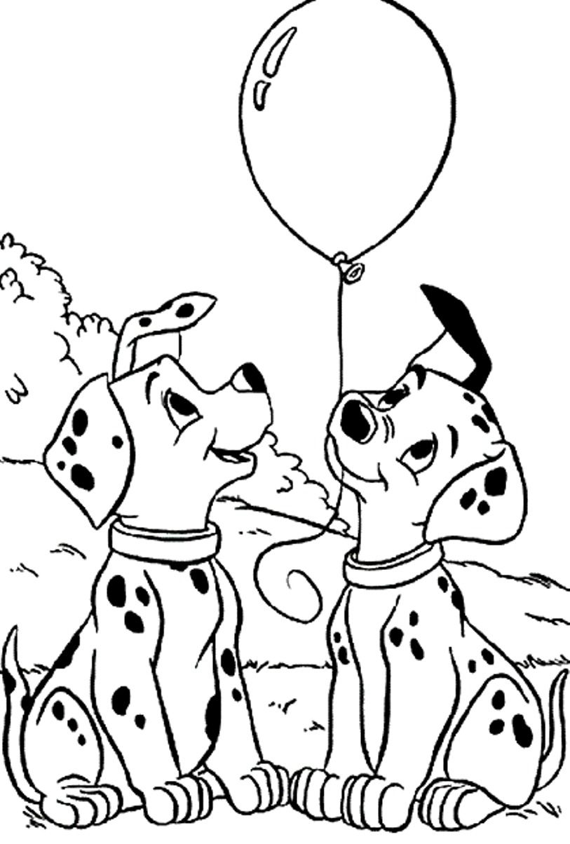 Dalmatian Coloring Page - Coloring Home