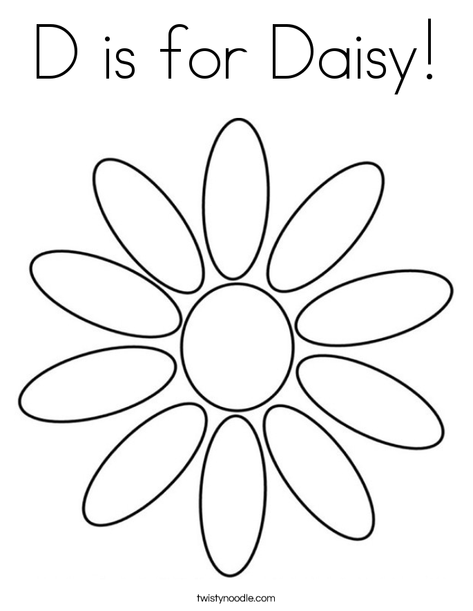 Flower Coloring Pages - Twisty Noodle