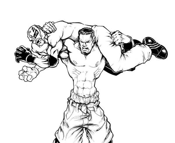 Wwe Coloring Pages For Kids - Ccoloringsheets.com