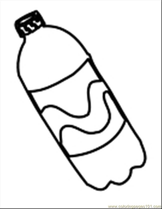 Sodapop02 Coloring Page - Free Drinks Coloring Pages : ColoringPages101.com