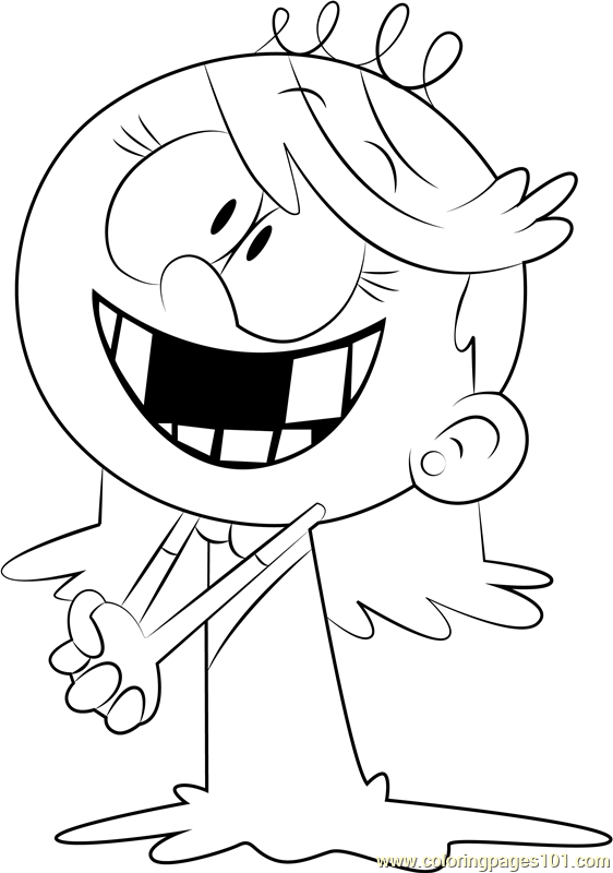 Lola Loud Coloring Page - Free The Loud House Coloring Pages ...