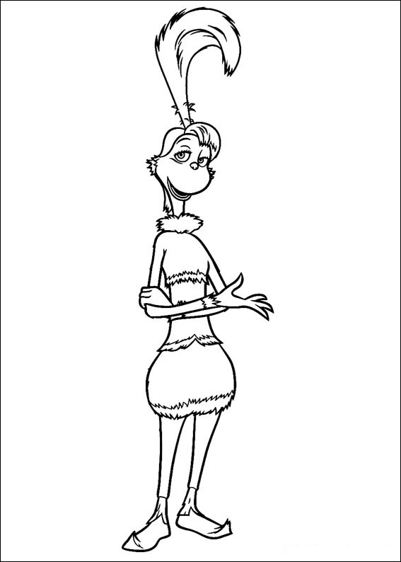 Whoville Characters Coloring Pages Sketch Coloring Page