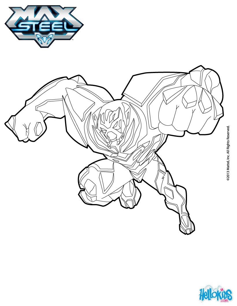 MAX STEEL coloring pages - 44 printables of your favorite TV ...