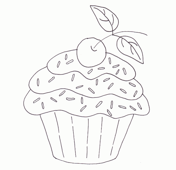 Please With A Cherry On Top Coloring Page Â» Wee Folk Art