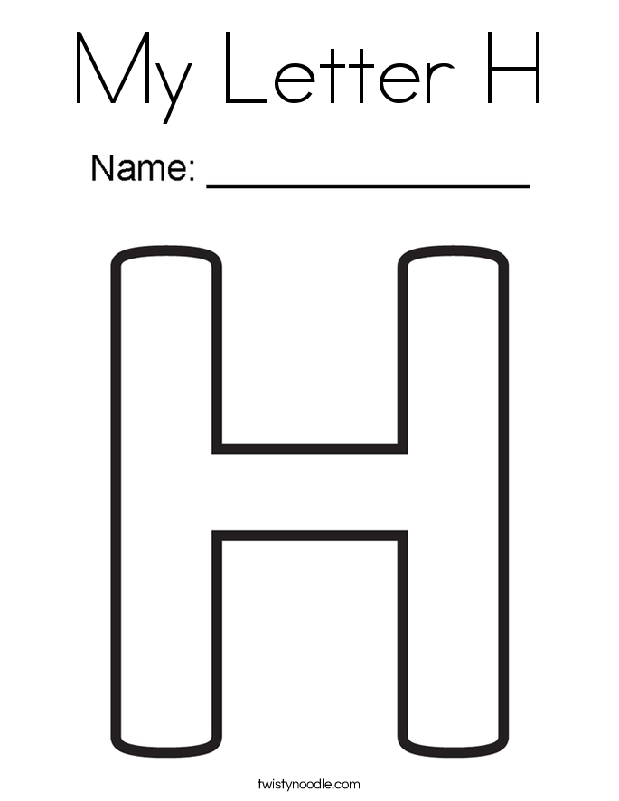 Things That Start With The Letter H Coloring Pages - Coloring Home