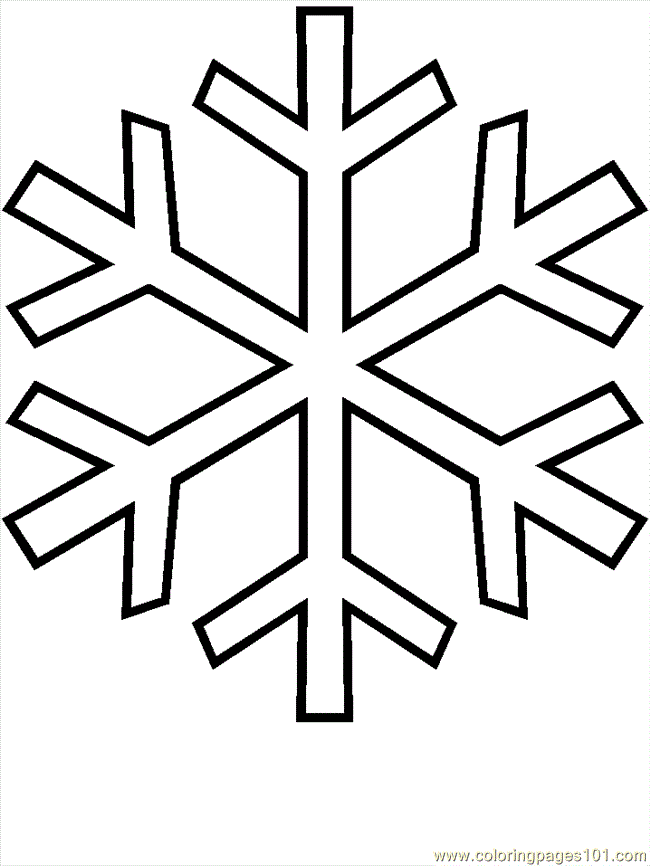 Snowflake Color Pages Printable - High Quality Coloring Pages