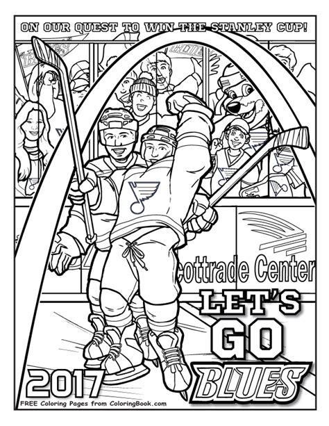 St Louis Blues Colouring Pages - Free Colouring Pages
