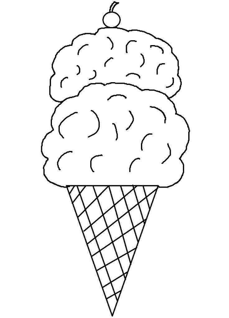 Free Printable Ice Cream Coloring Pages For Kids | Coloring Page Ideas