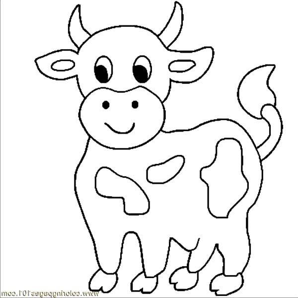 Cow Coloring Page #11668