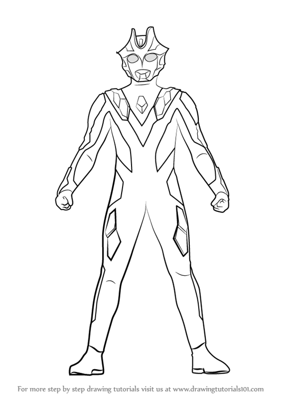 Learn How to Draw Ultraman Xenon (Ultraman) Step by Step : Drawing  Tutorials | Drawings, Colorful art, Drawing tutorial
