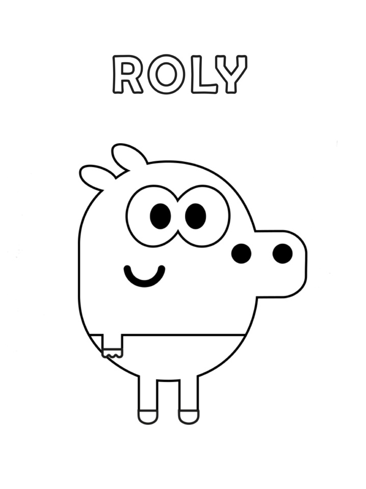 Roly from Hey Duggee Coloring Page - Free Printable Coloring Pages for Kids