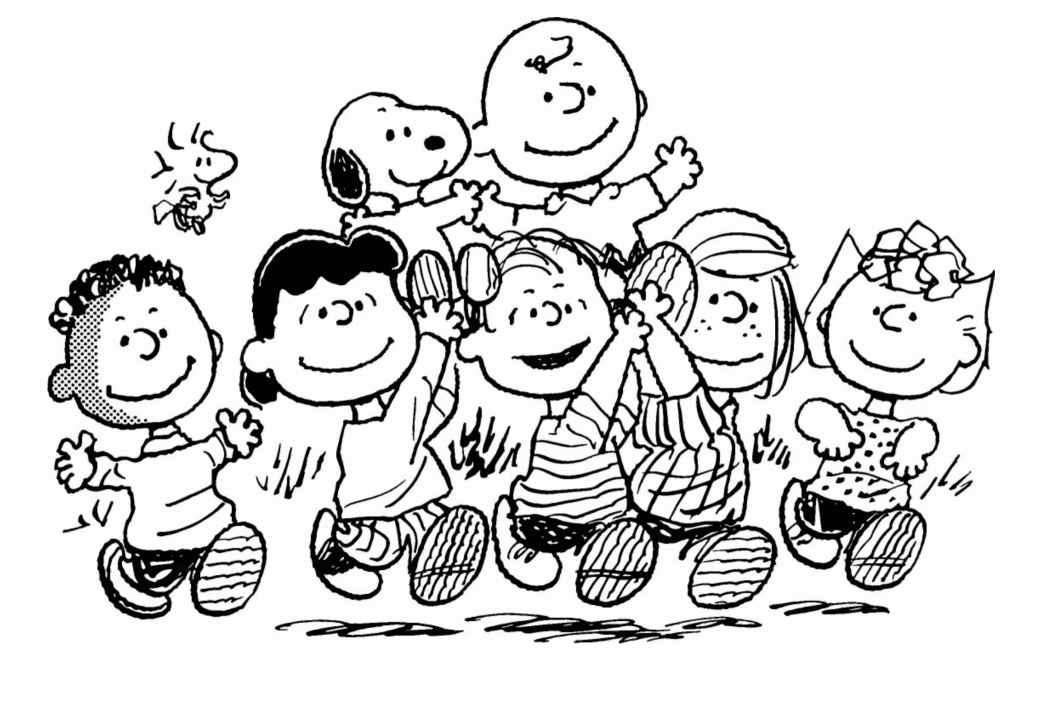Charlie Brown Characters Coloring Pages Coloring Home