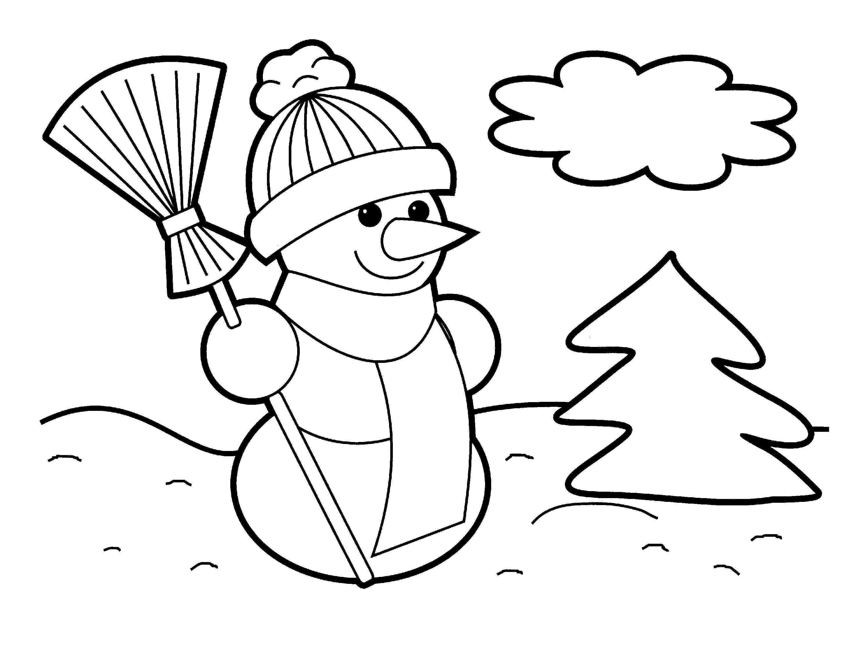 Print Color Pages Christmas - High Quality Coloring Pages