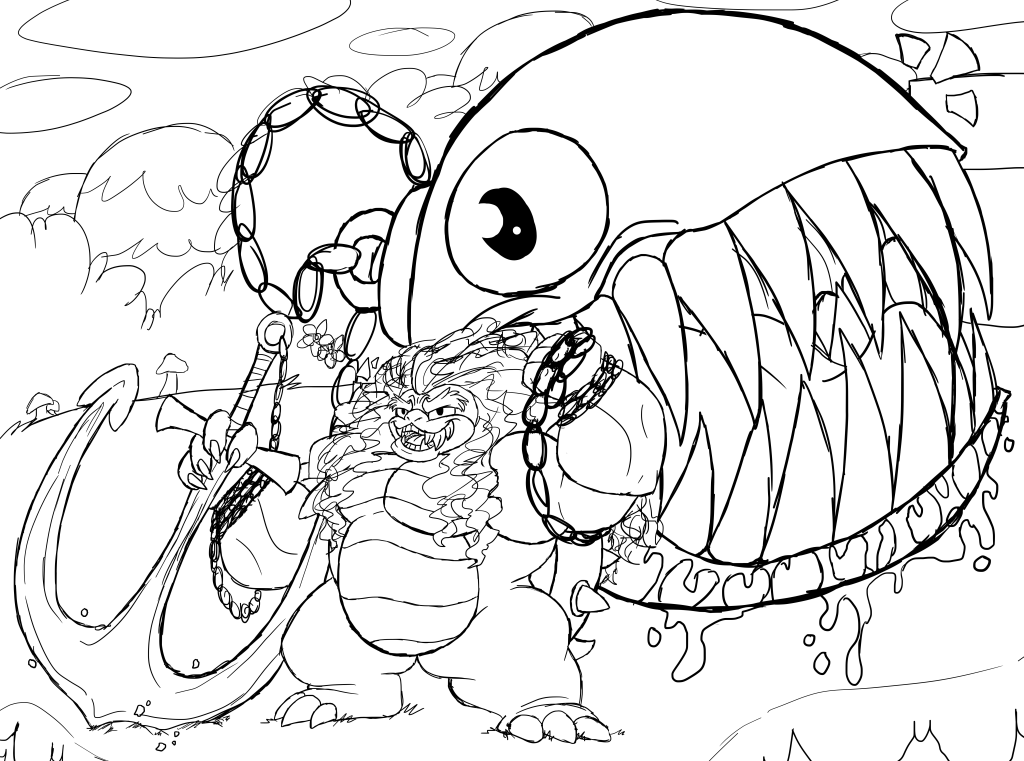 WIP- AK the Koopaling and Drooly the ...