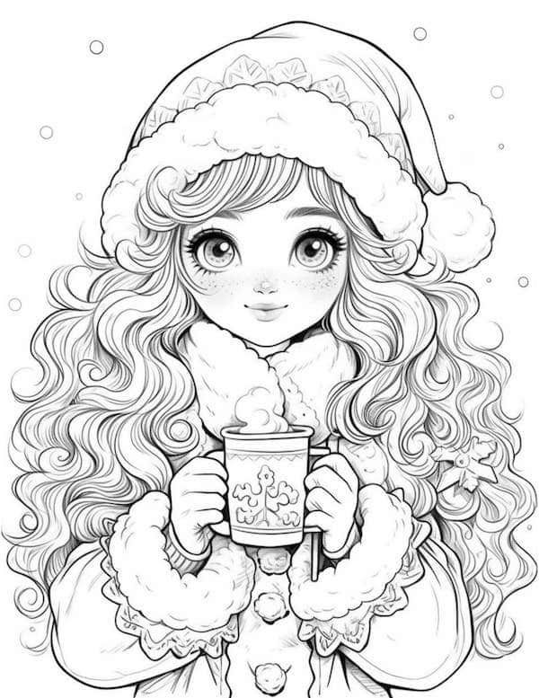 60 Cheerful Christmas Coloring Pages ...