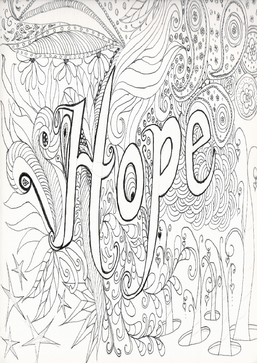 Abstract Coloring Pages For Teenagers Difficult - Coloring Home