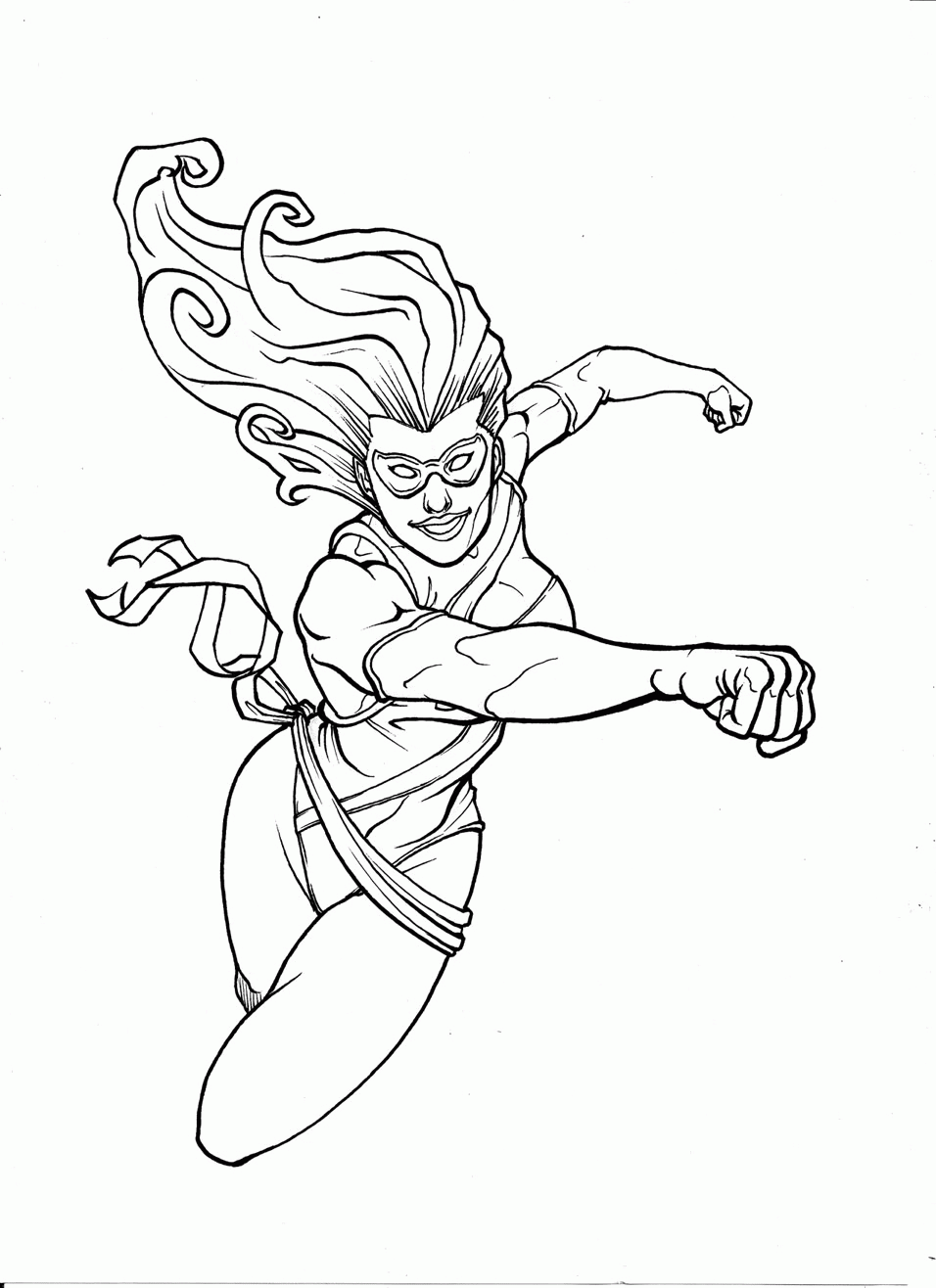 Ms Marvel Coloring Pages Coloring Home