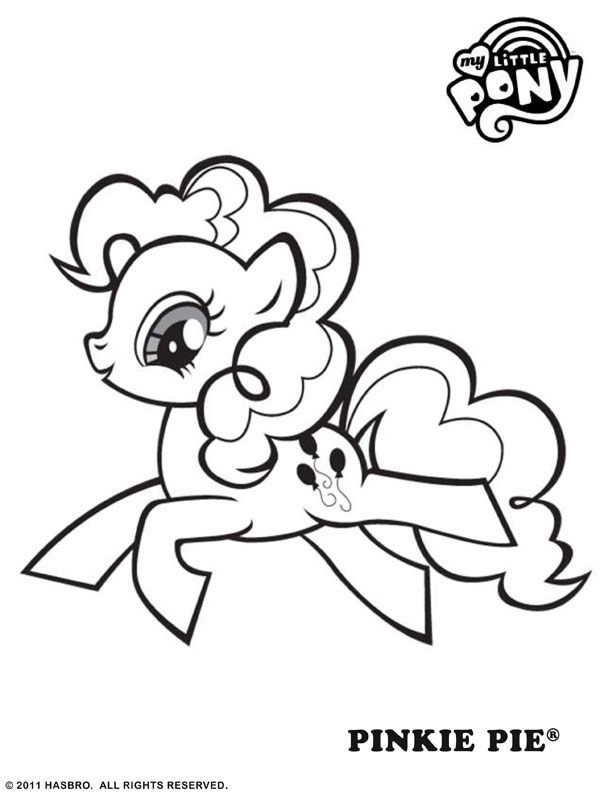 pinkie lili coloring pages - photo #1