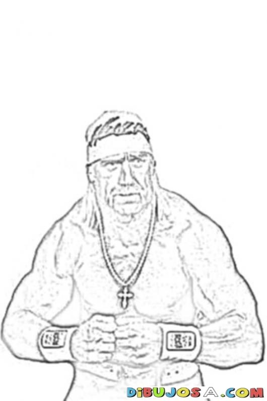 Hulk Hogan Coloring Pages - Coloring Home