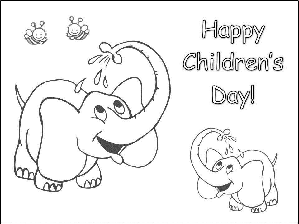 Children's Day Coloring Pages - Coloring Home