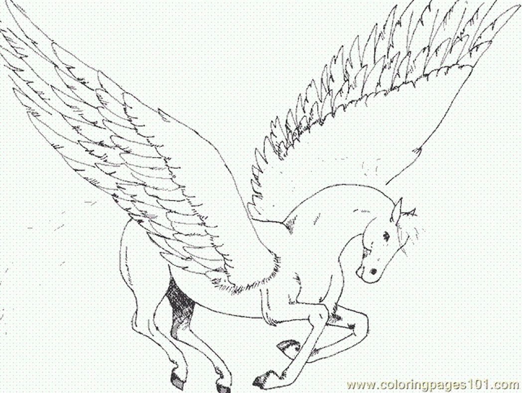 Related Pegasus Coloring Pages item-12288, Pegasus Coloring Pages ...