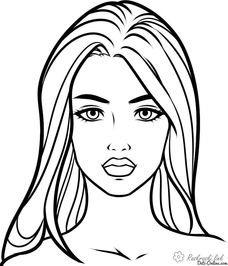 Colorize The Face Free Coloring Pages Online Print. - Coloring Home