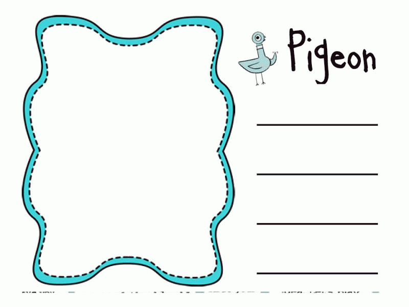Pigeon Presents Coloring Pages - Coloring Page